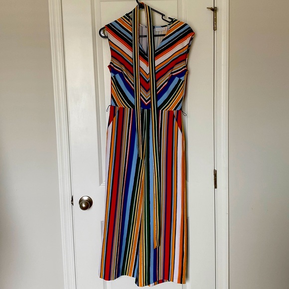 Multi color New York and Company Jumpsuit with pockets, XS - Picture 1 of 1